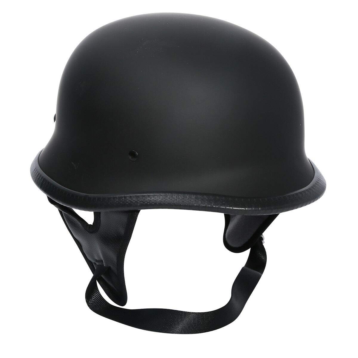 SLMOTO DOT Motorcycle Bike German Half Face Helmet Open Face for Chopper Cruiser Scooter ATV