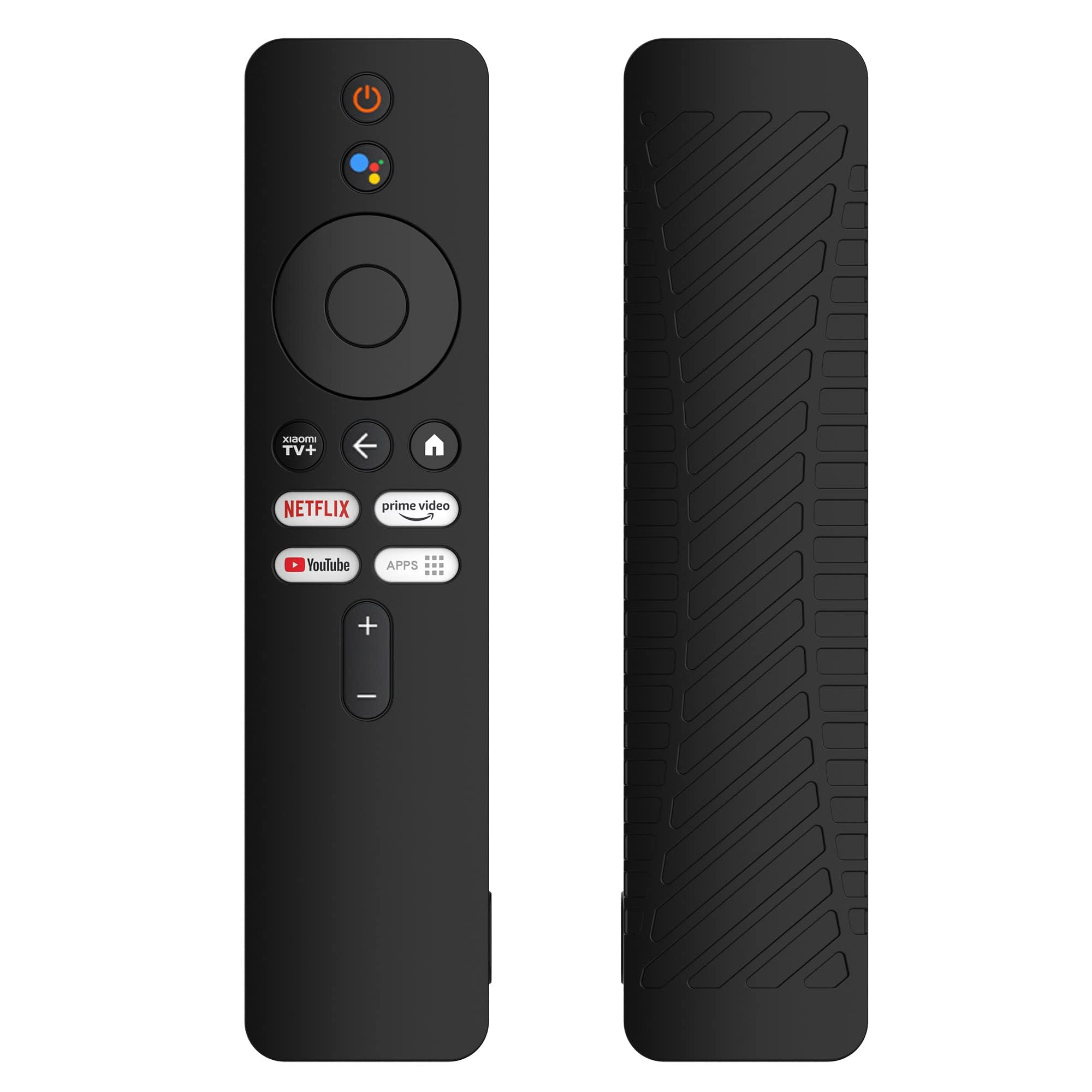 Silicone Case for for Xiaomi Mi Box 4K TV, Silicone Protective Case for Xiaomi Mi Box 4K TV (2nd Gen) Remote, 2nd Gen Stick Remote Control Anti Slip Silicone Protective Skin Cover with Lanyard (Black)