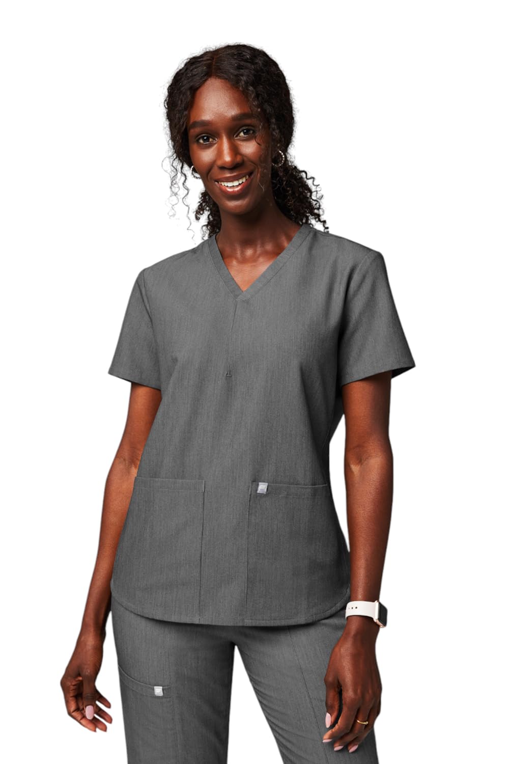 Photo 1 of Fabletics Women's Method Scrub Top - Heather Grey