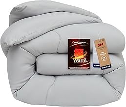 Colorsroom Single Comforter, Warmer Than Feathers, Thinsulate, Extra 5.5 lbs (2.5 kg), 4 Layer Construction, Includes TEIJIN Mighty Top II, For Winter, Warm, Washable, Lightweight, Antibacterial, Odor