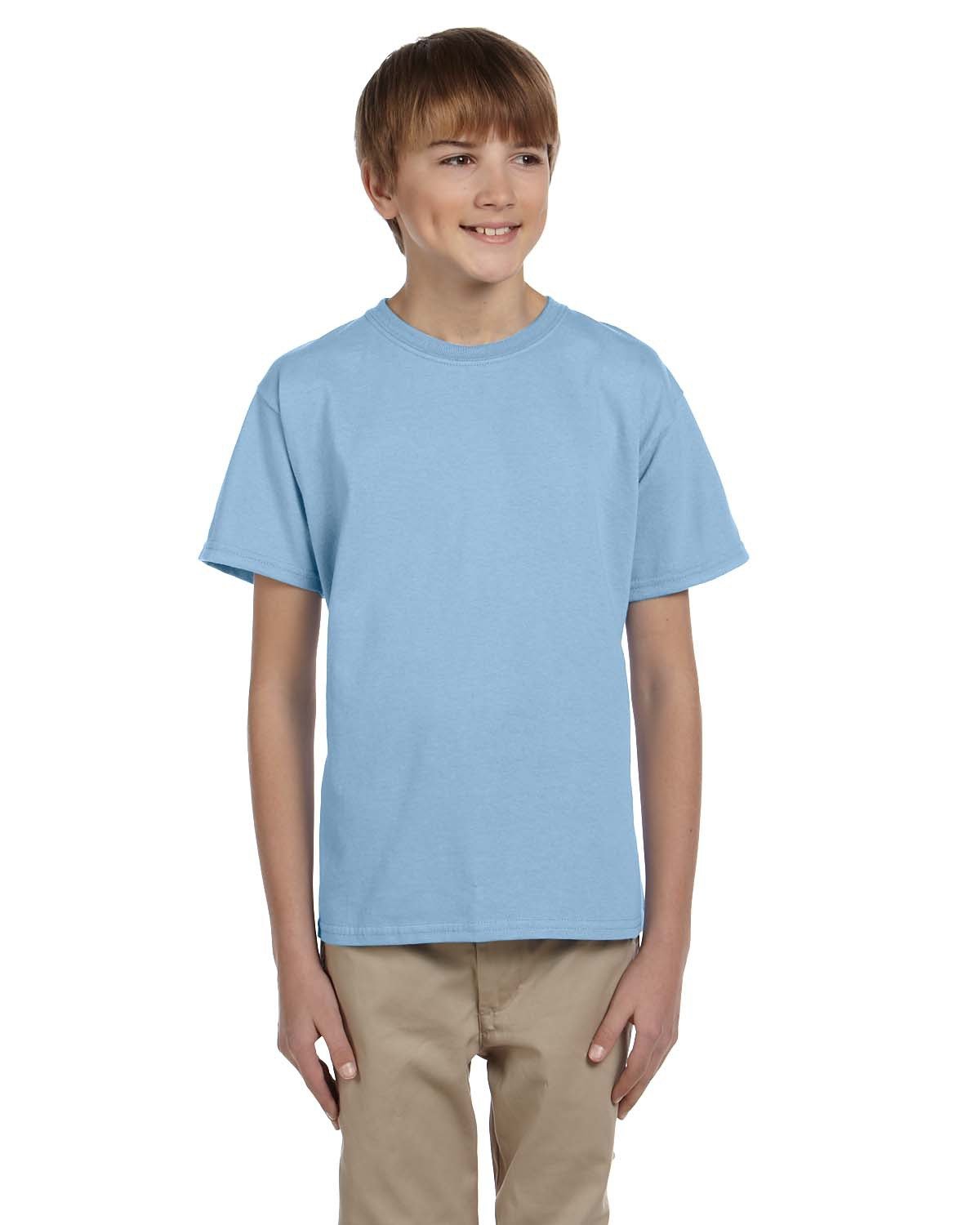 Gildan ® - Youth Heavy Cotton ™ 100% Cotton T-Shirt. 5000B - [Sky]
