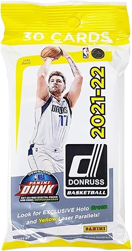 1 Pack 2021-22 Donruss NBA Basketball Cello Pack 30 Cards Per Pack Factory Sealed
