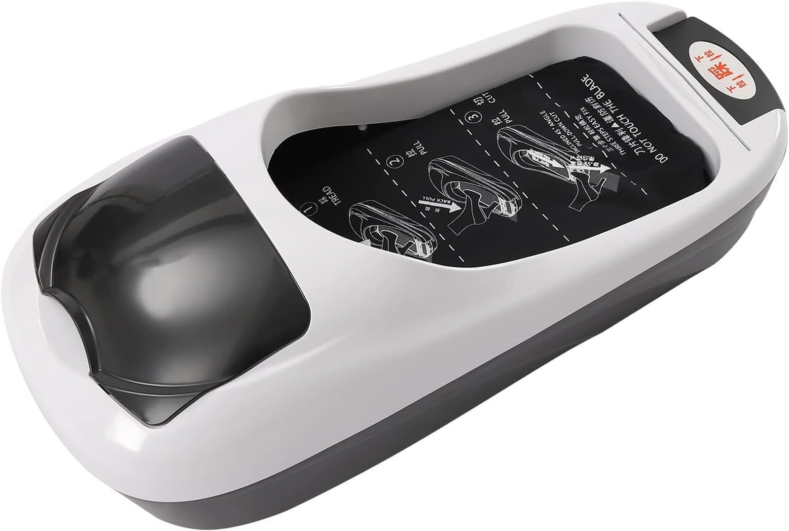 MáQuina Dispensadora AutomáTica Cubiertas Zapatos, Tipo Pedal con 3 Rollos Cubiertas Zapatos PláStico Desechables para Oficina Y Hogar(A)
