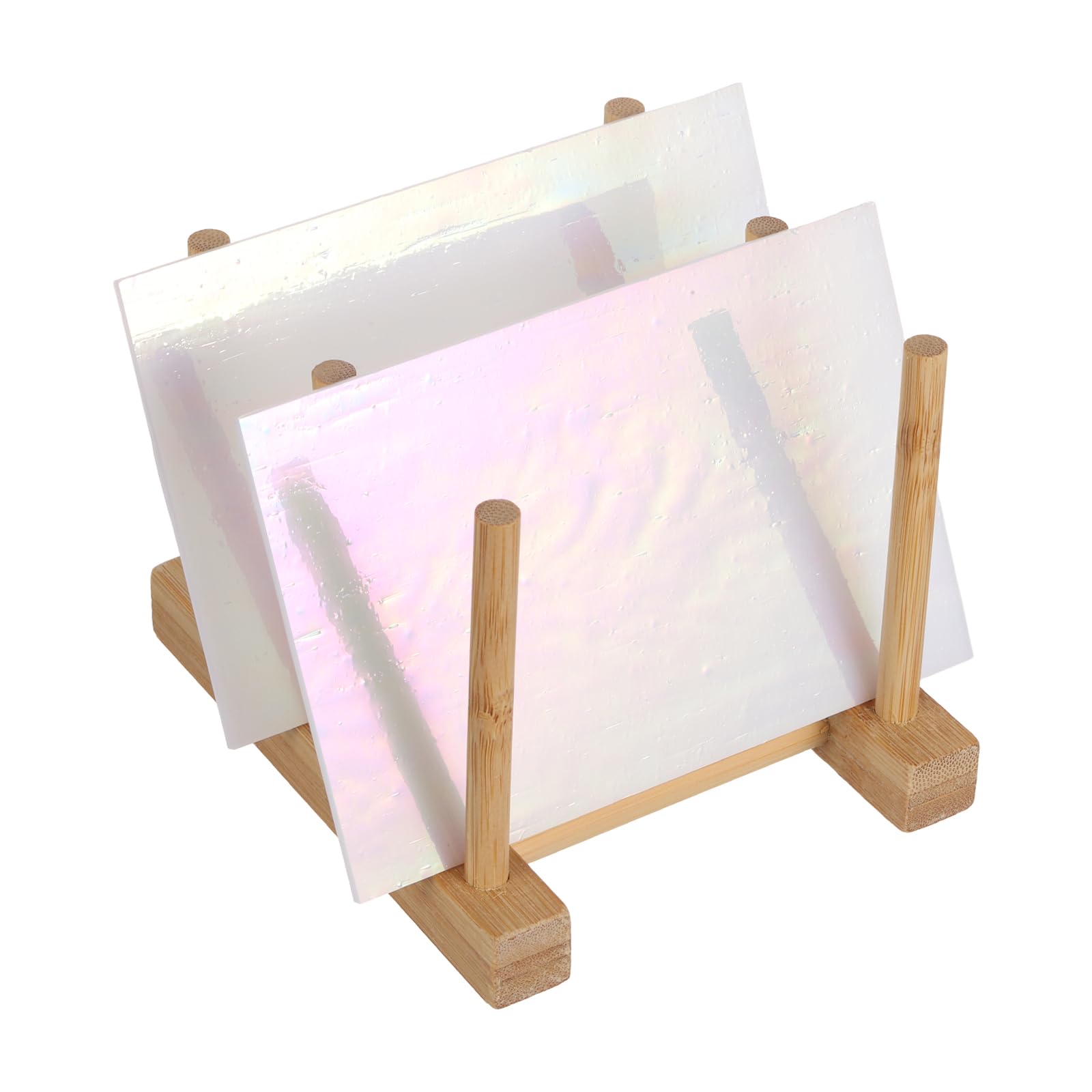 PATIKIL 4 x 6 Inch Transparent Stained Glass Sheets