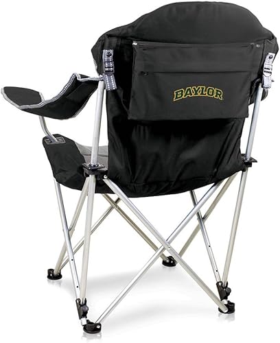 Miniatura 49 de Picnic TIME NCAA Arkansas Razorbacks Reclining Camp Chair - Beach Chair for Adults - Sports Chair with Carry Bag Azul marino con detalles