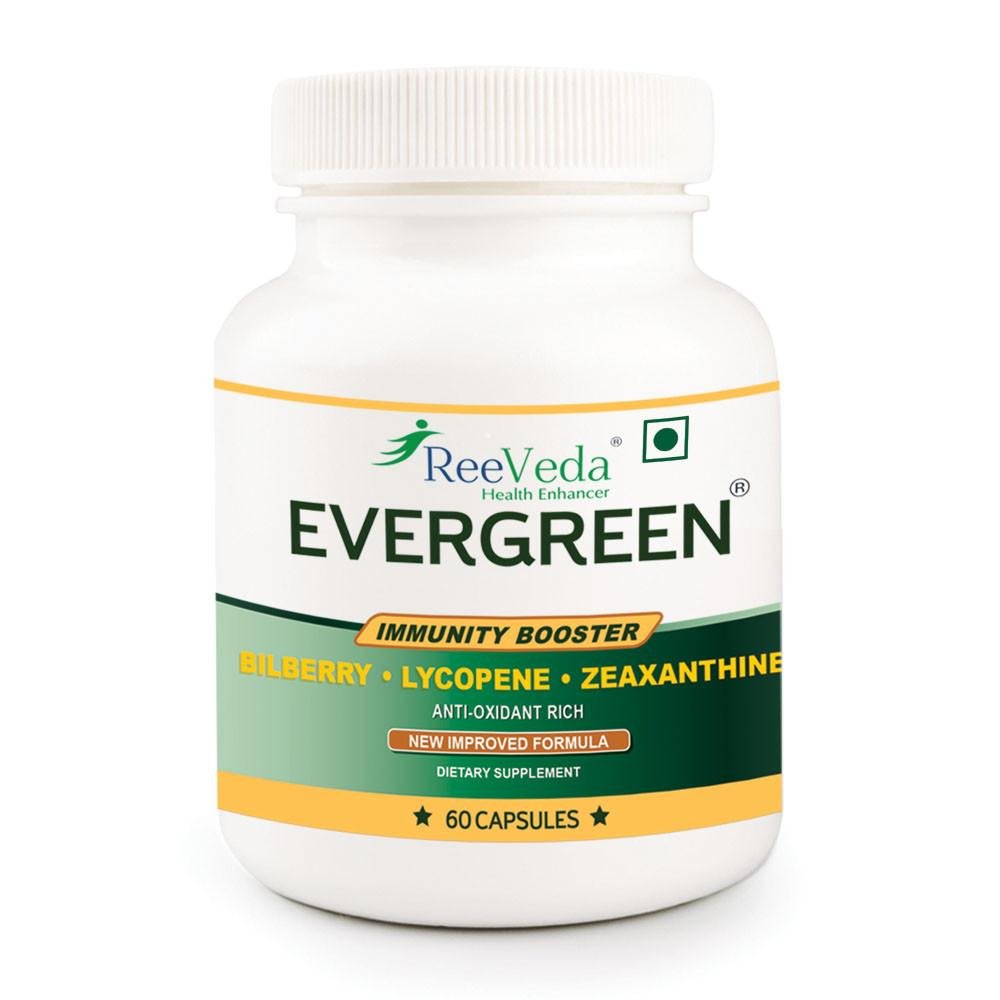 Buy ReeVeda Evergreen Immunity Booster Nutraceutical Formulation - 60 Capsules Online at Low Prices in India - Amazon.in