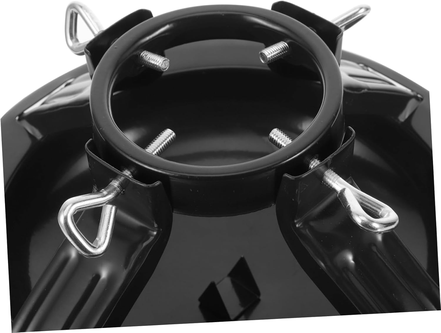 Cabilock Christmas Tree Base Stand Sturdy Metal Round Holder for Xmas Tree Support for Home Decor Simple Design