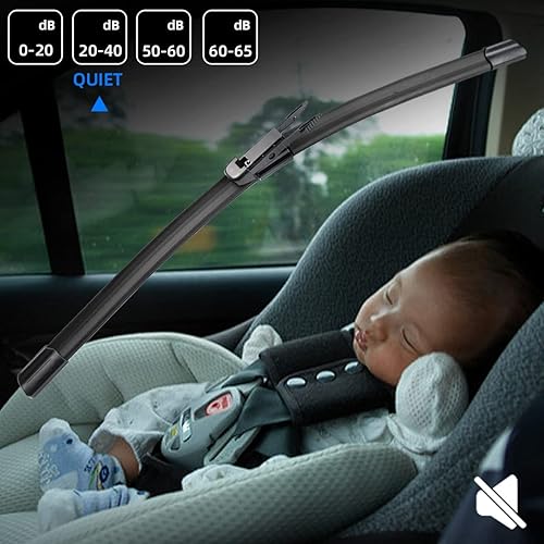 Miniatura 6 de Limpiaparabrisas delantero compatible con BMW Serie 1 E81 E82 E87 E88118d 118i 120i 120d 123d 125i 128i 135i 116i 2004-2011