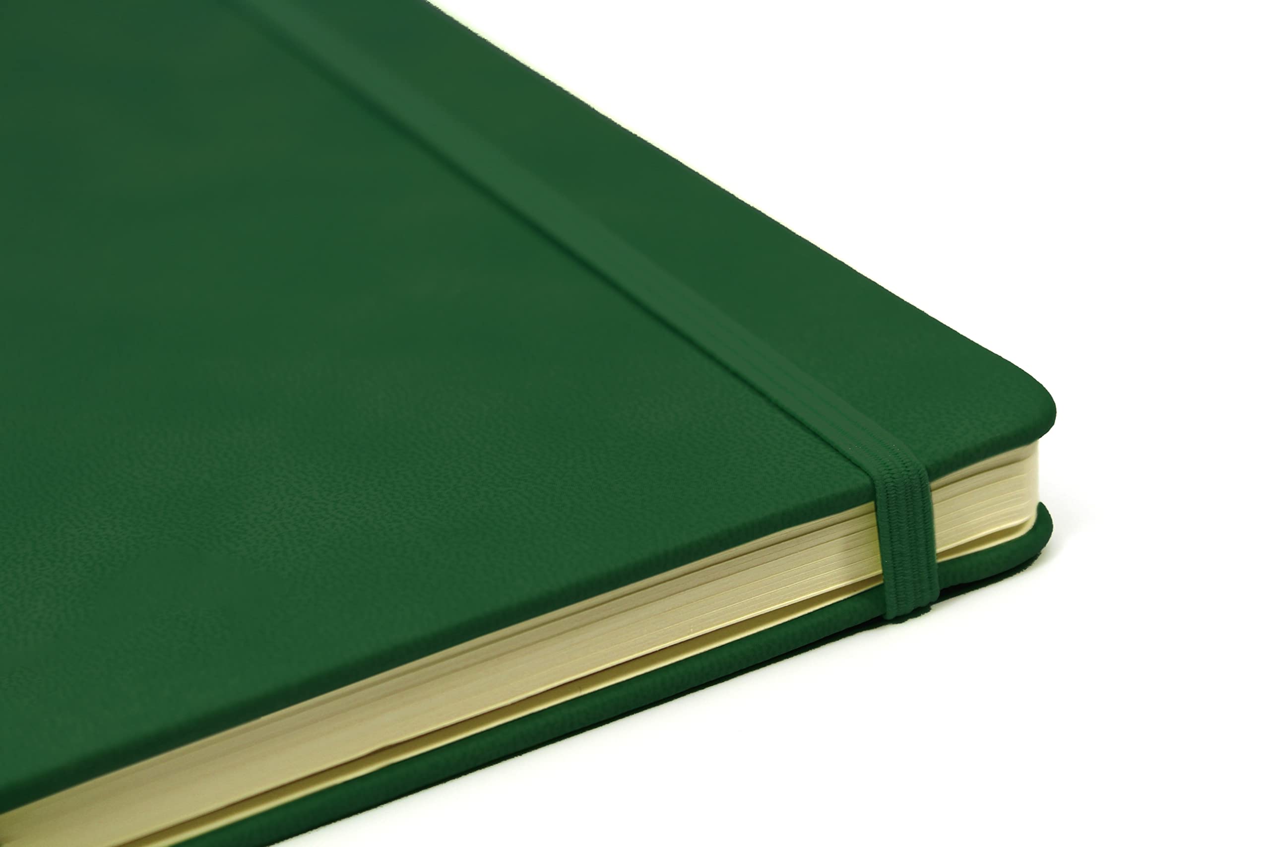 Silvine Carnet de notes A4 à couverture rigide Vert 160 pages lignées 90 g/m² Papier ivoire de qualité supérieure British Racing Green (198BRG)