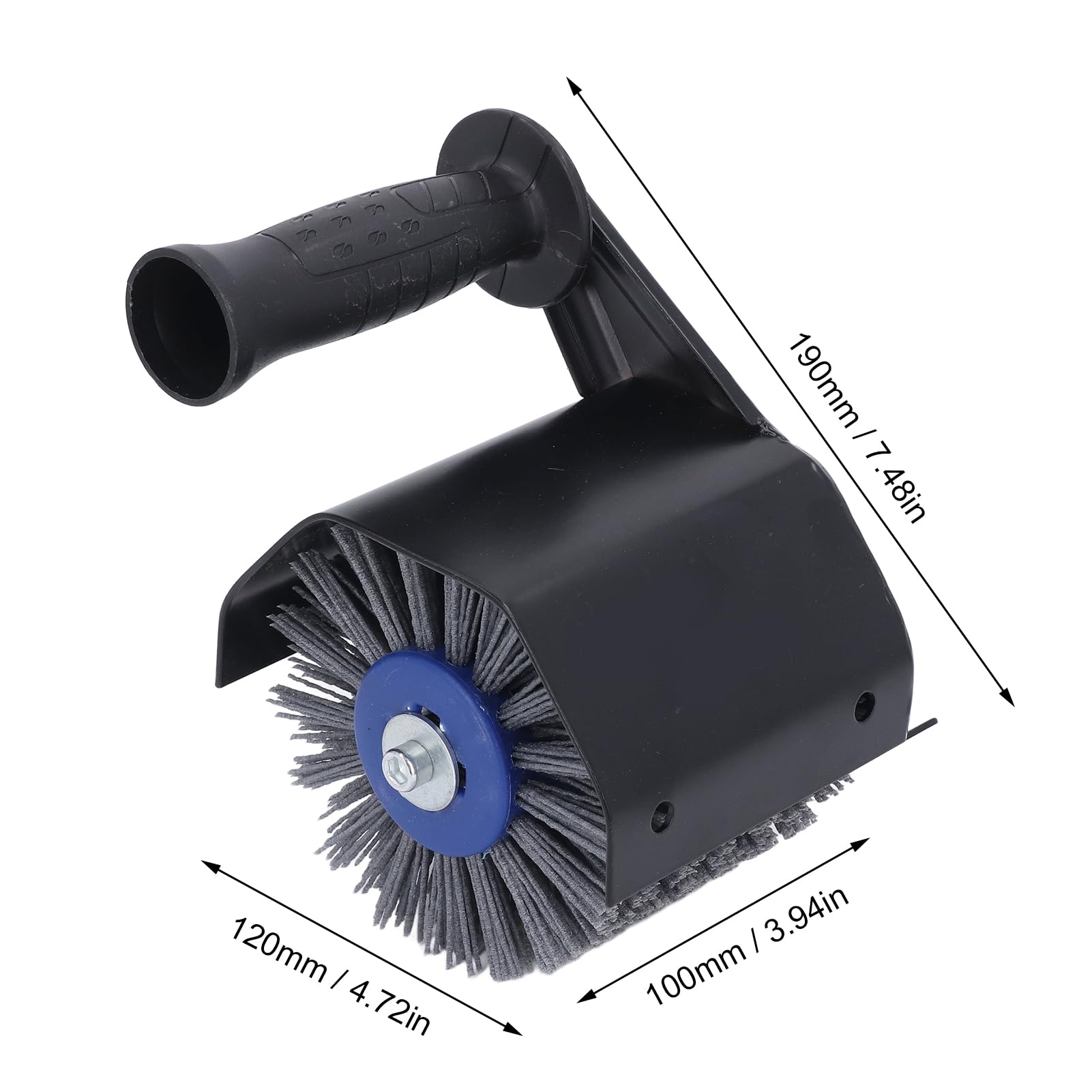 Angle Grinder to Wire Drawing Accessories, 80 Grit Emery Wheel Metal Polishing Machine with M14 Shaft for Wood, Metal, Stainless Steel Polishing and Grinding