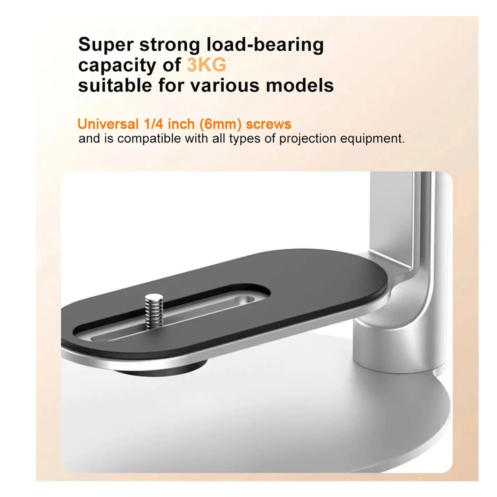 Compatibile con Xiaomi, supporto da tavolo for proiettore, H6 HY300 HY320 | Design regolabile, configurazione desktop, base stabile, posizionamento flessibile