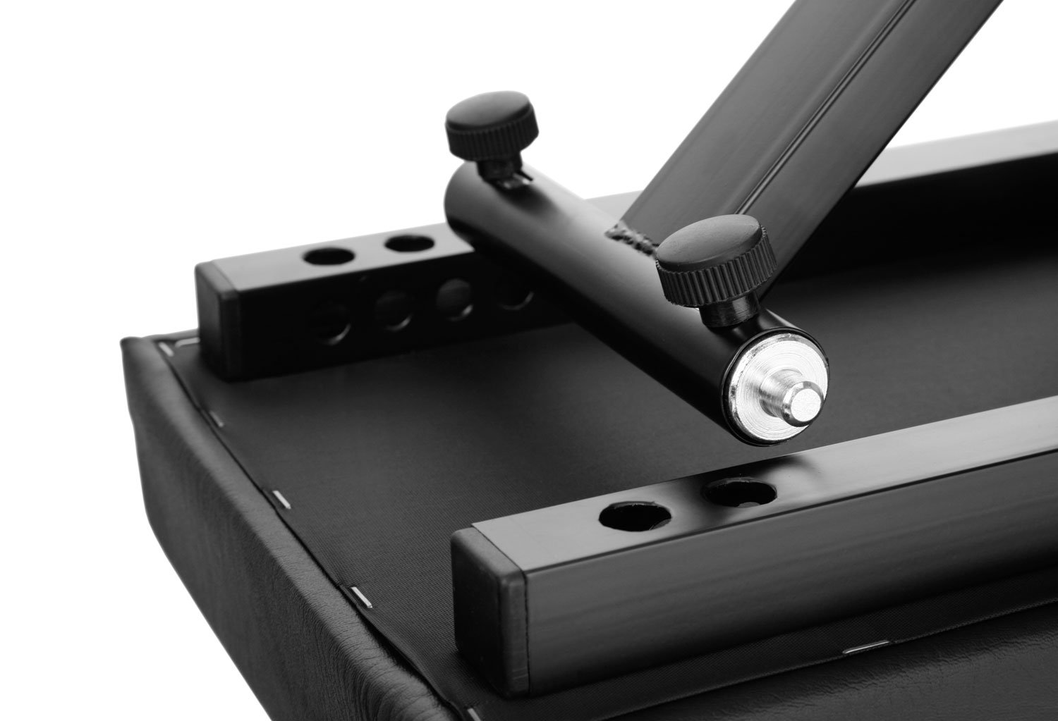 Classic Cantabile Supporto Tastiera e Panchetta Tastiera ECO Deluxe Set - Supporto Tastiera Regolabile in Altezza 5 Posizioni - Panchetta Comoda per E-Piano, Tastiera e Stagepiano - Nero