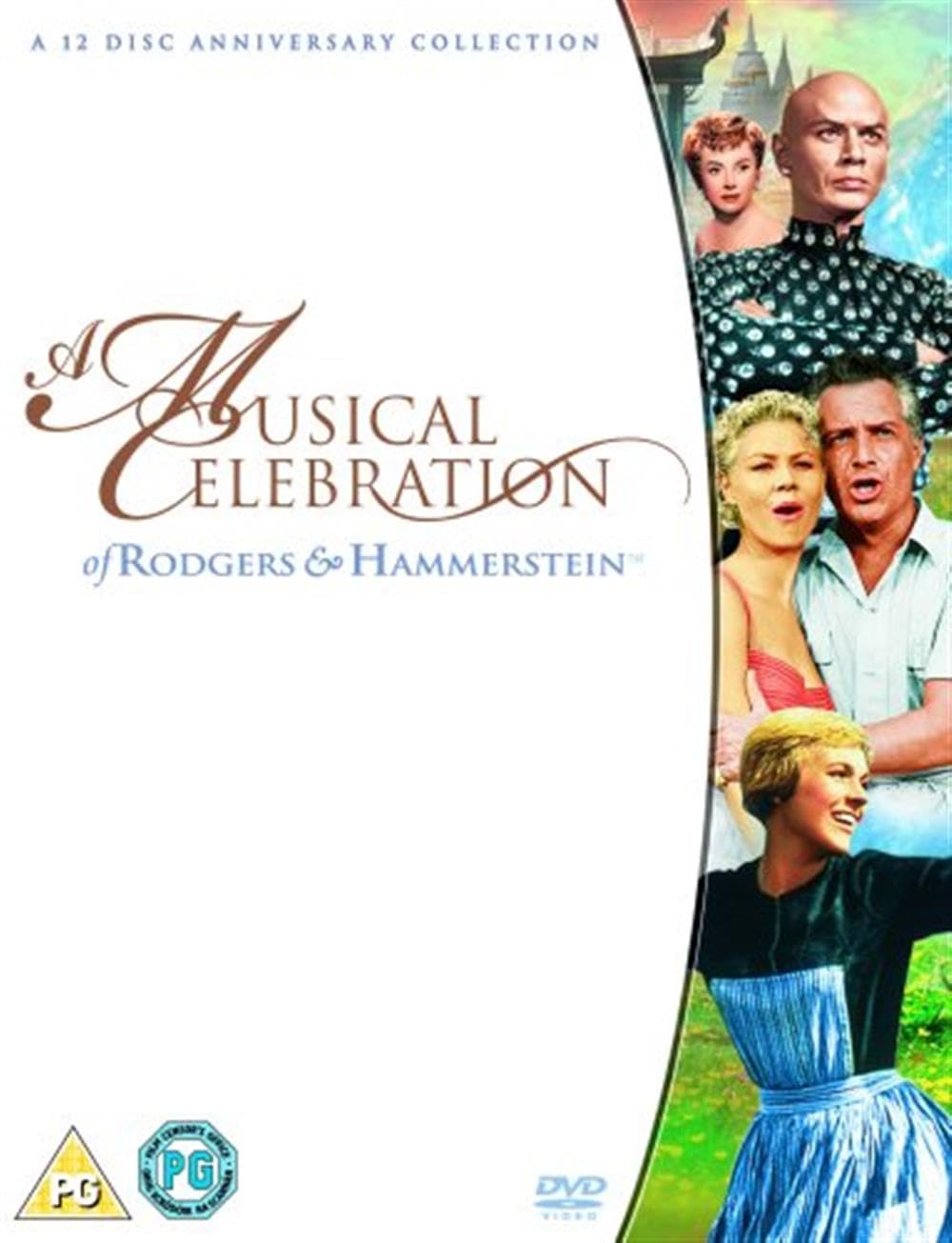 A Musical Celebration of Rodgers & Hammerstein - A 12-Disc Anniversary Collection (6 Movies) incl. State Fair (1945) + Oklahoma (1955) + Carousel (1956) + The King and I (1956) + South Pacific (1958) + The Sound of Music (1965) (Special Limited Collector's Edition Box Set) (Uncut | Region 2 DVD | Premium Slipcase Packaging | UK Import)