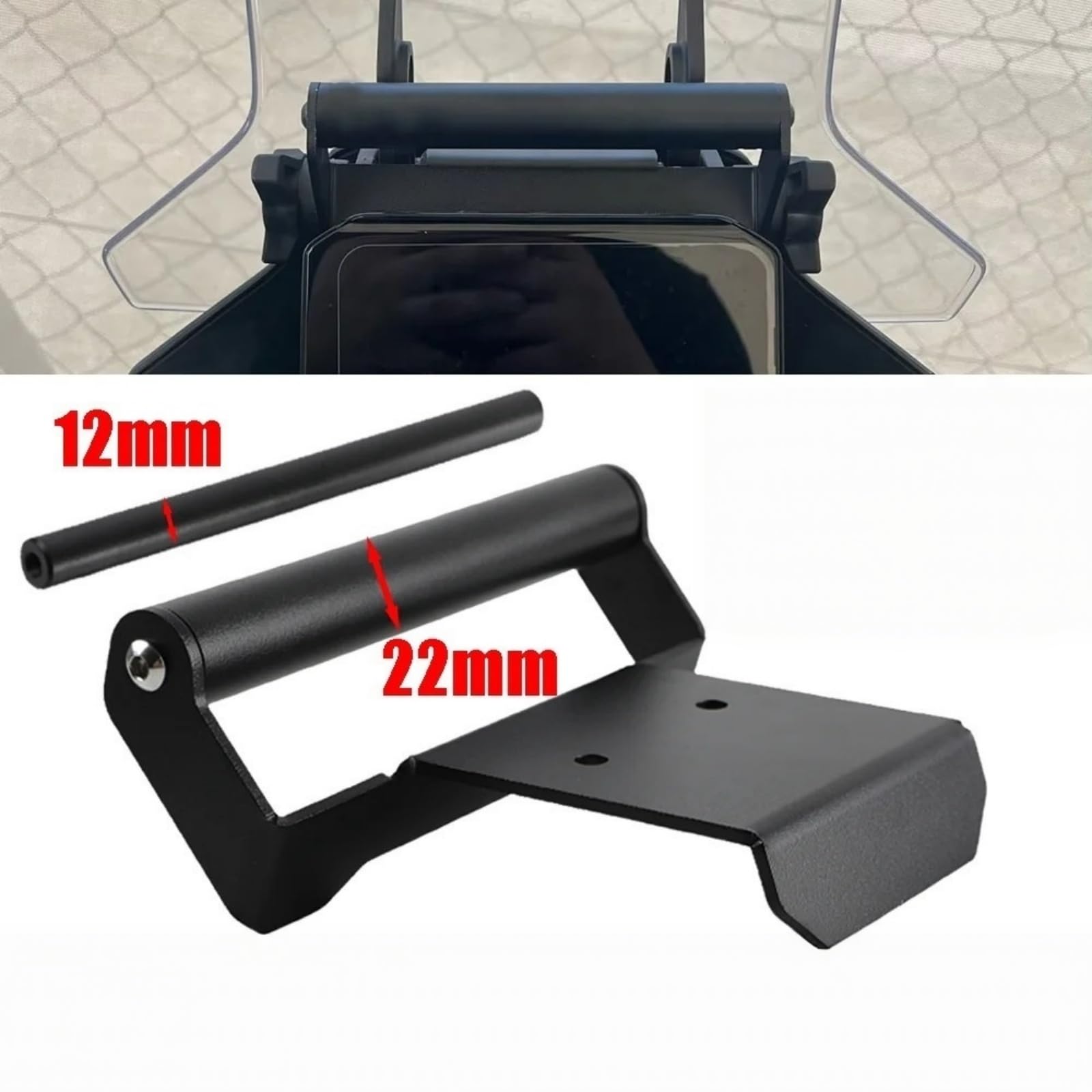 Support de Navigation pour CFMOTO 450MT 2024 2025, 22mm 12mm