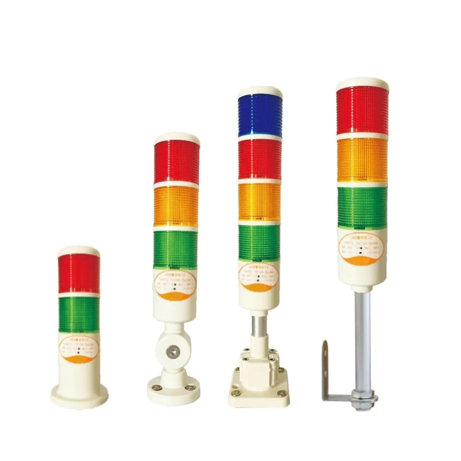 Luz Industrial de Torre Señal Lámpara de señal LED de 220 V CA, luz piloto indicadora, Advertencia de Funcionamiento de máquina CNC TD60(3LB220V)