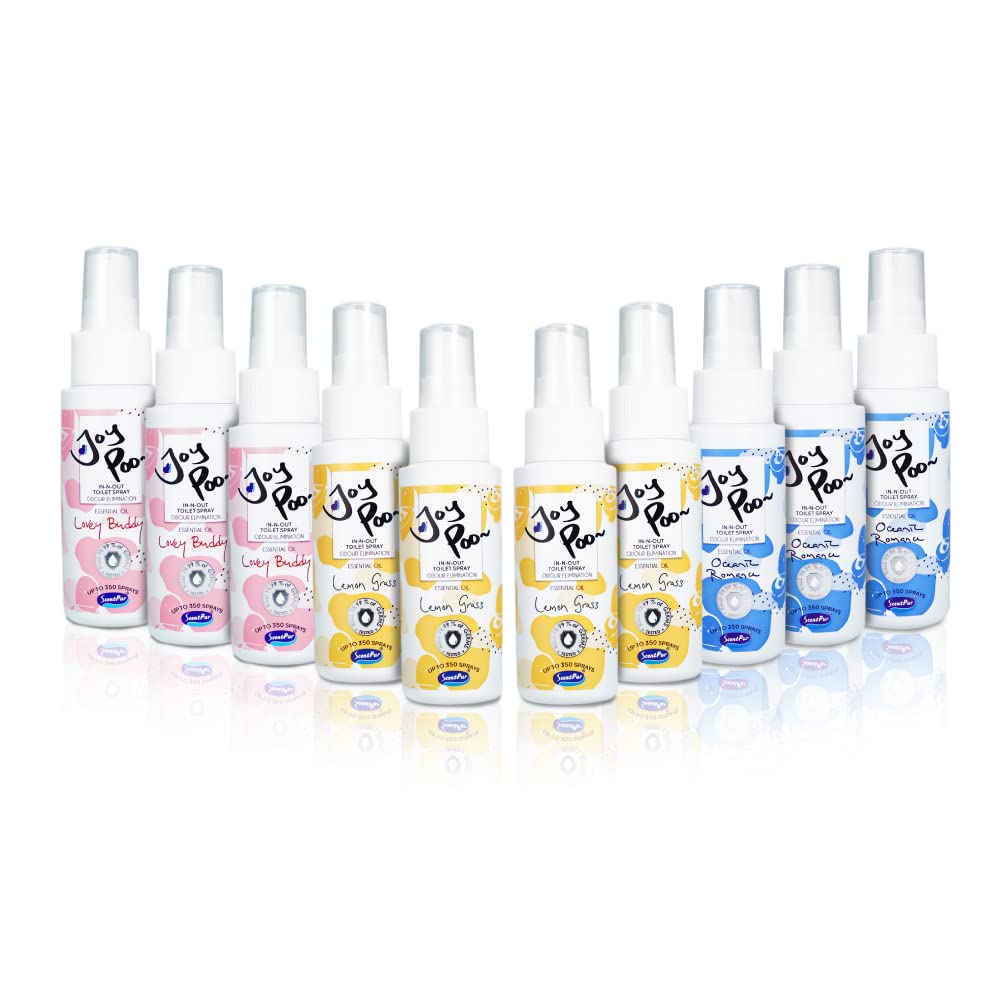 4X JoyPoo (Lemon Grass) + 3X JoyPoo (Oceanic Romance) + 3X JoyPoo (Lovely Buddy) Smell Eliminator Sp