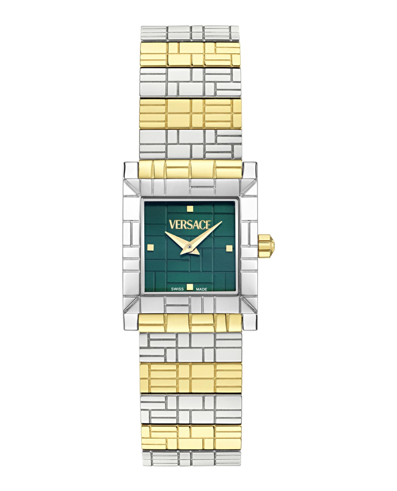 Versace Women Analogue Quartz Watch Mosaic Swiss Made