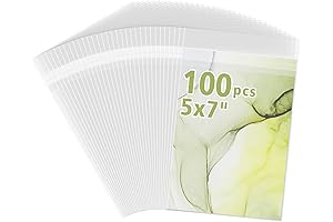 Golden State Art 5x7 Clear Plastic Sleeves: Protect and Preserve Your Memories