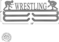 Vista 4 de ROCC RUSTED ORANGE CRAFTWORKS CO. Soporte para medallas (soporte de cinta con temática deportiva) Percha de premio para carreras deportivas