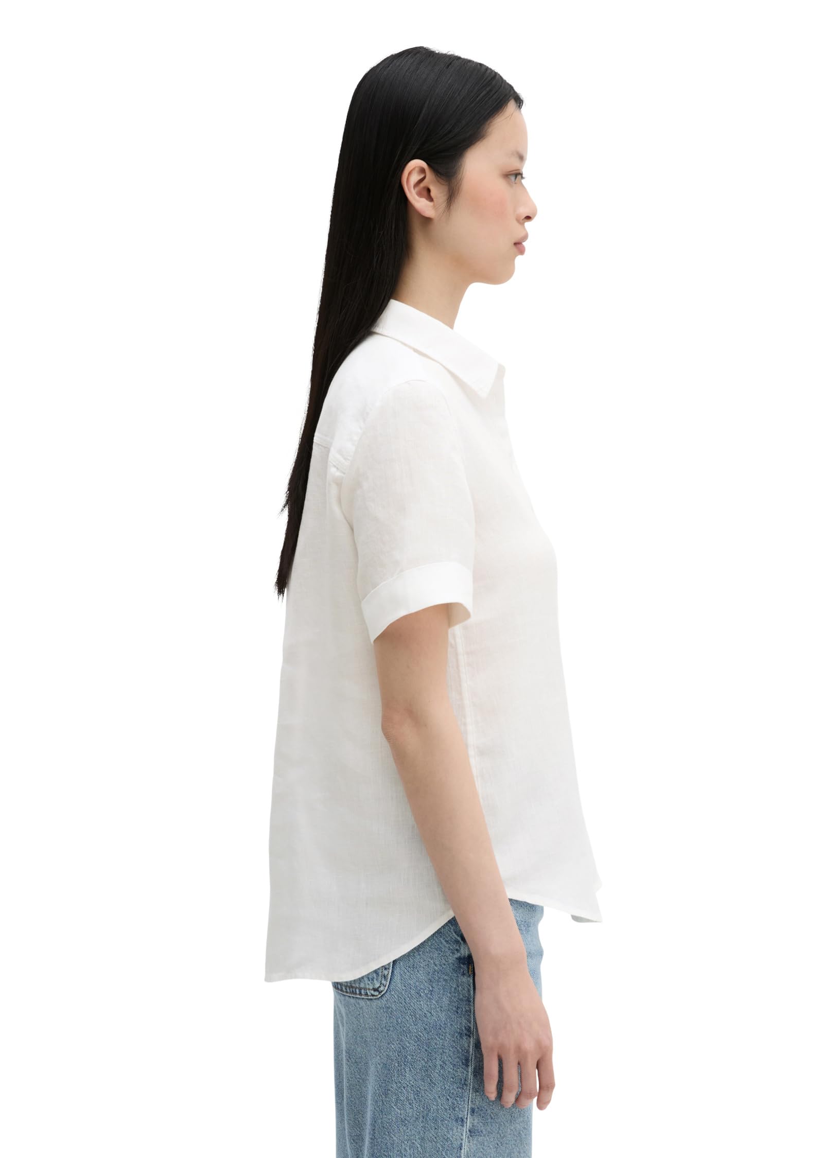 Marc O'Polo Kurzarm-Leinenbluse Regular