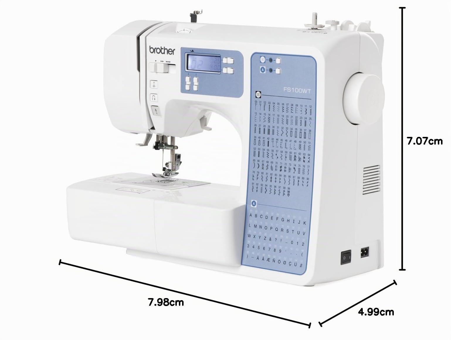 Macchina Per Cucire Elettronica Brother Fs100wt - 100 Punti