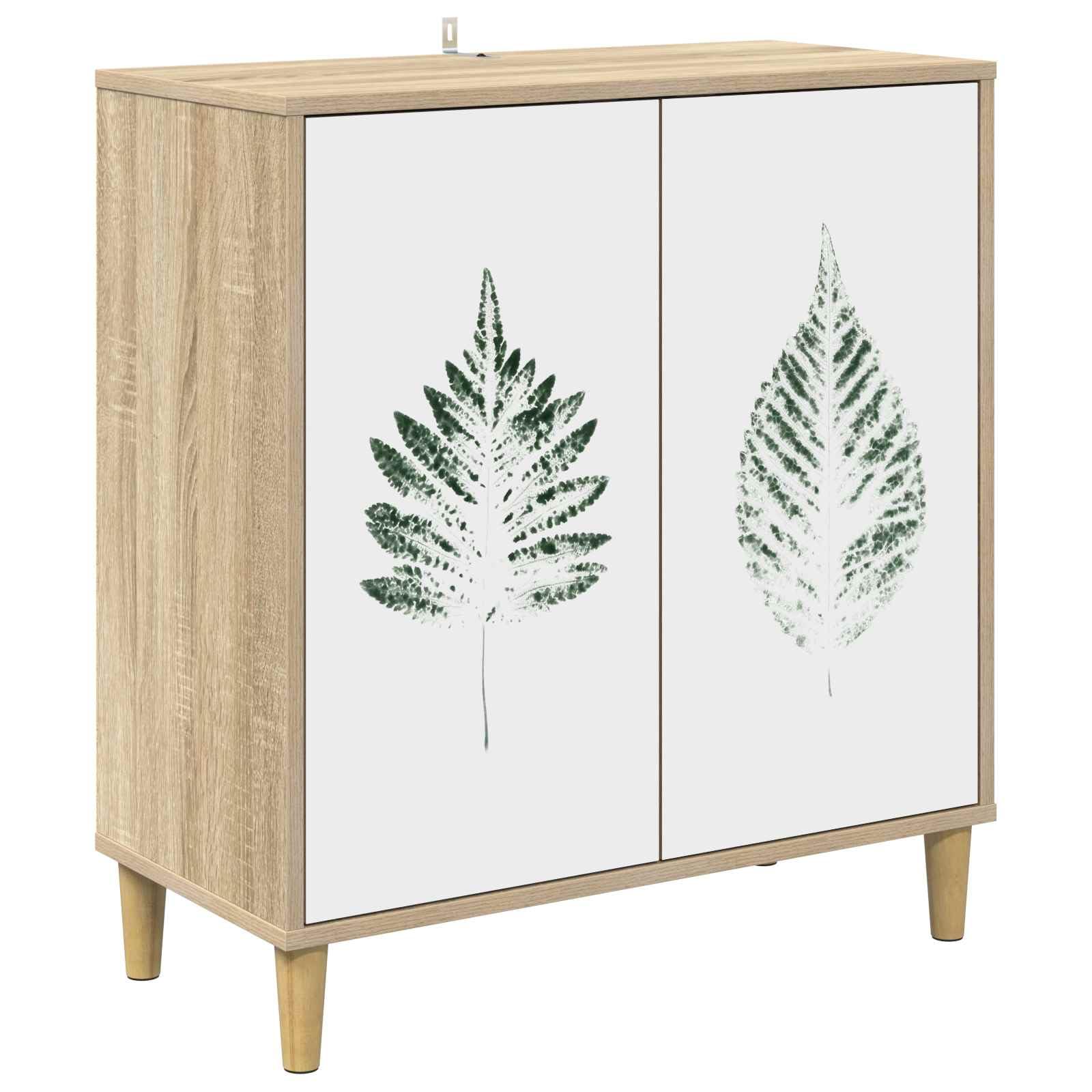 Aparador Hanau Sonoma de 69 cm con amplio almacenamiento interno y acabado moderno elegante