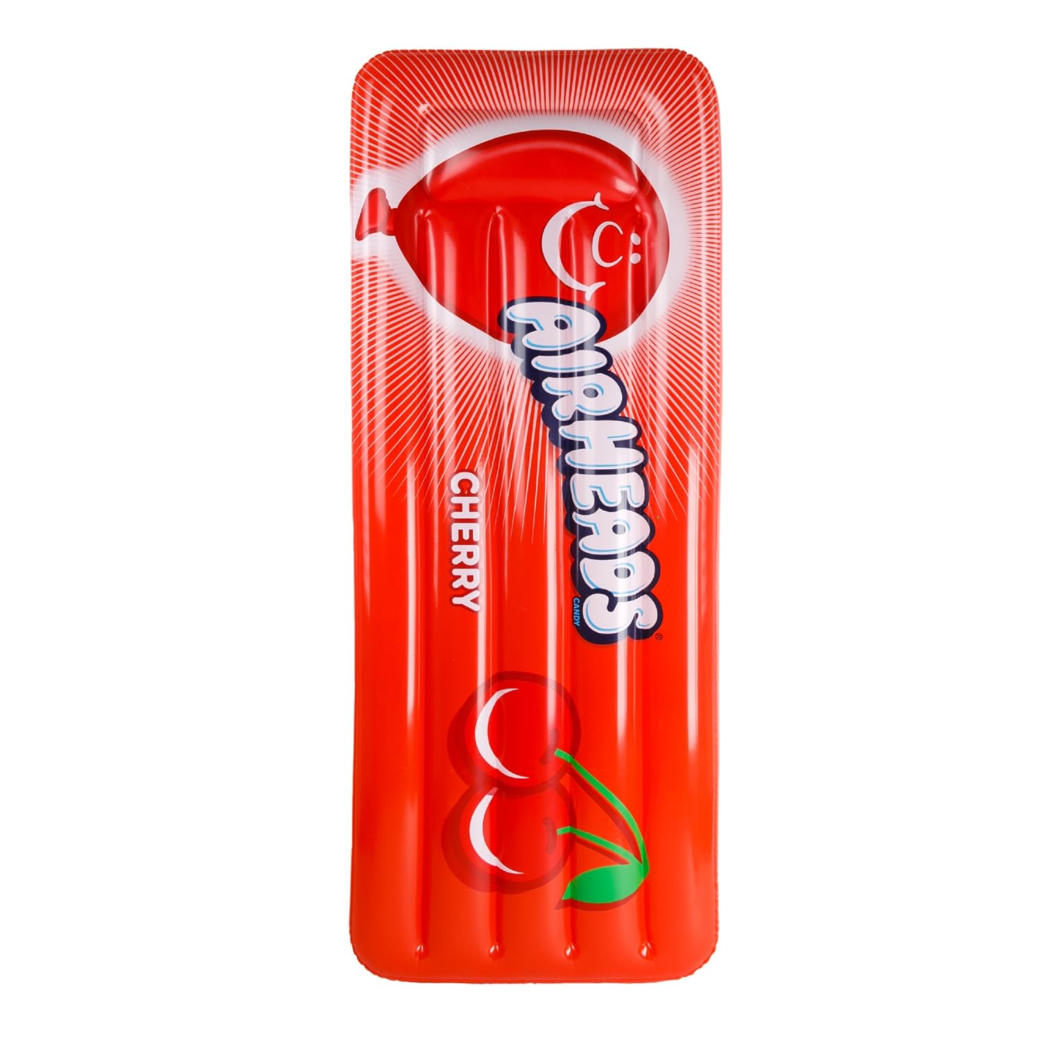 Red Airheads Inflatable Pool Float - Over 67 Inches - Fun and Relaxation on The Water - Perfect for Summer Pool Parties and Lounging - Officially Licensed