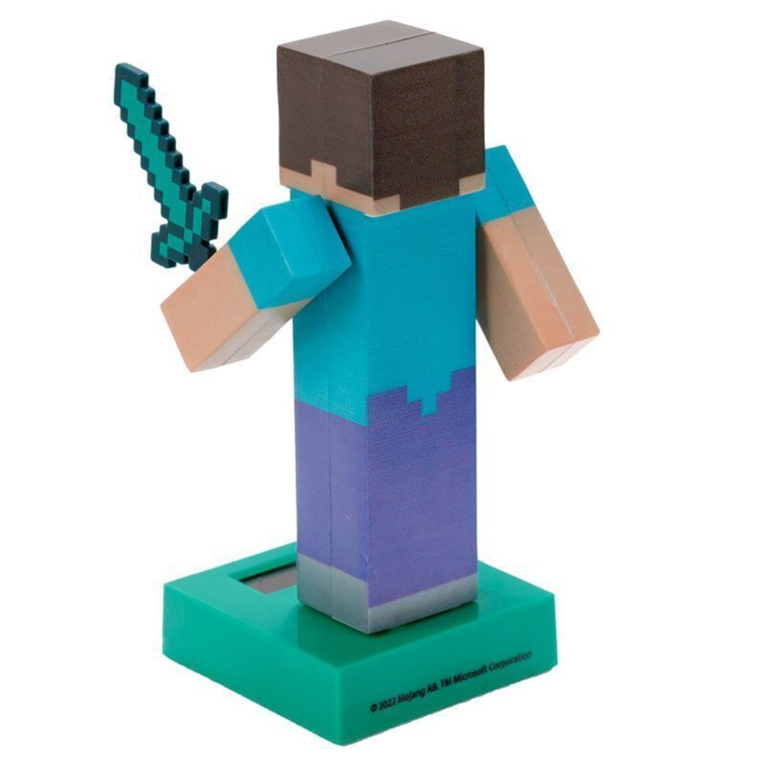Solar Pal - Steve Minecraft - Decorazione ad Energia Solare