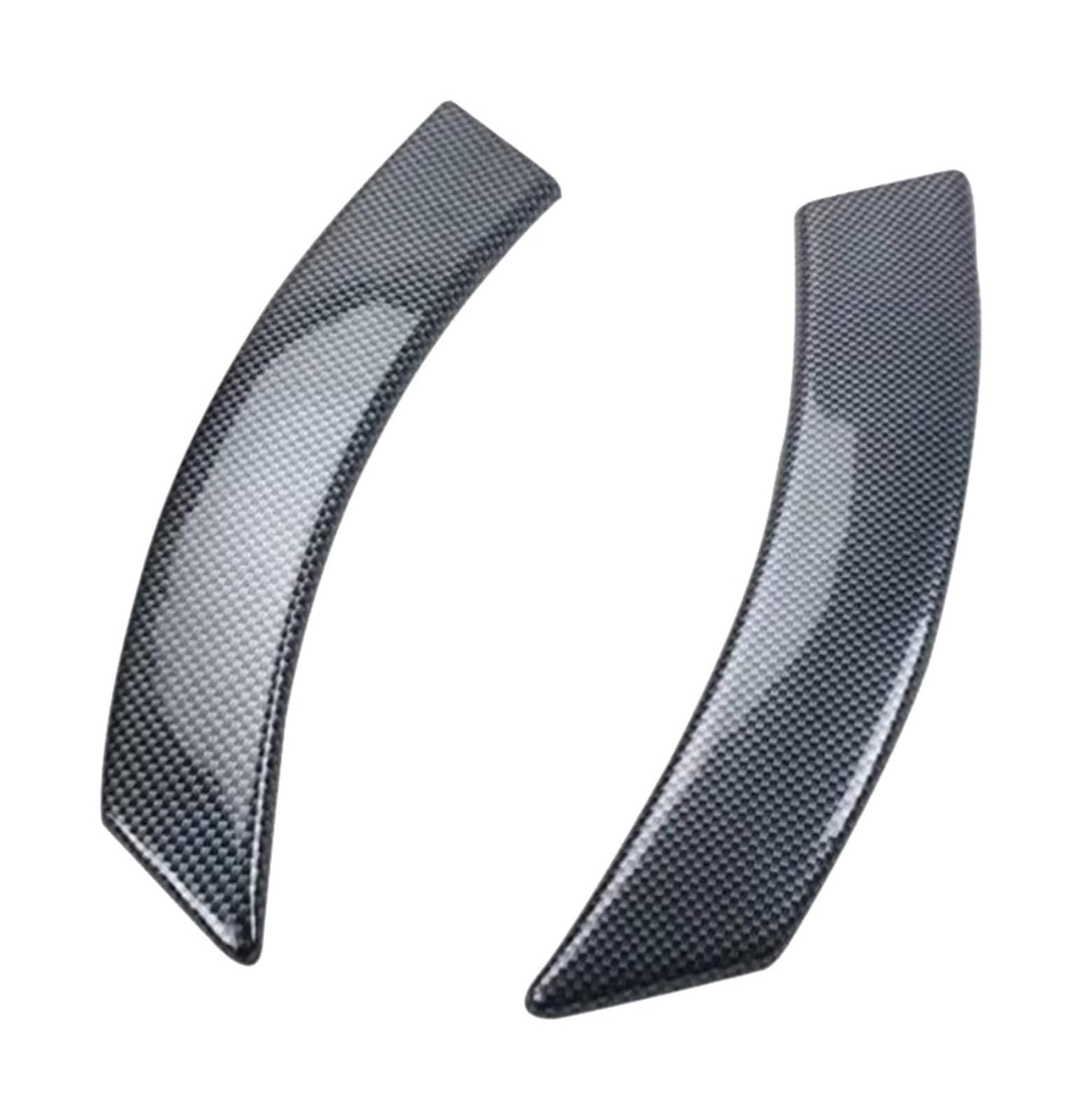 FANGZIQF Inner Door Pull Handles Carbon Fiber ABS Car Door Interior Handle Bowl Protector Cover Trim Molding for VW for Beetle 2003-2010