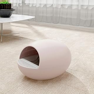 ChengBeautiful Toaleta dla kotów w pełni zamknięta automatyczna toaleta dla kota łatwa do czyszczenia elektryczna skrzynka na śmieci automatyczne usuwanie zapachu (kolor: Różowy, rozmiar: 44,5 x 77 x 46 x 16 cm)