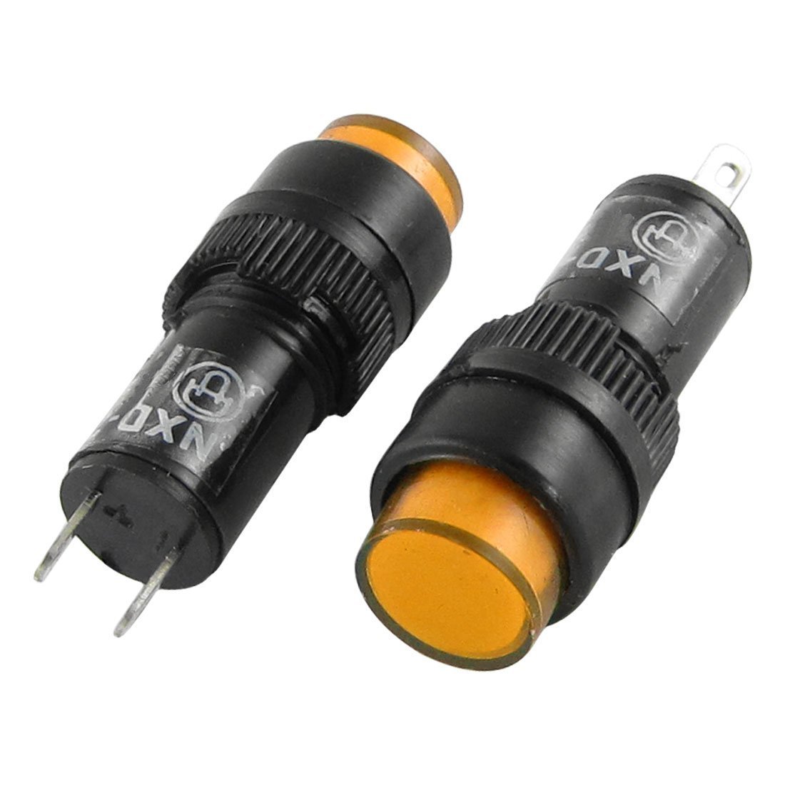 Imported DC 24V Indicator P Signal Lamp 10mm 10 Pcs Yellow Light-image-9