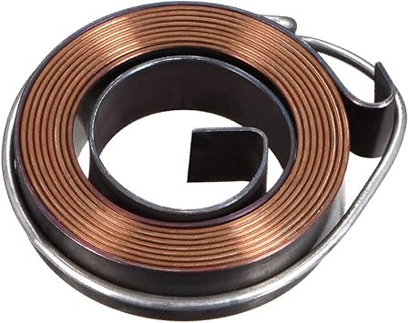uxcell Drill Press Return Spring, Quill Spring Feed Return Coil Spring Assembly, 3.3Ft Long, 40 x 10 x 0.8mm