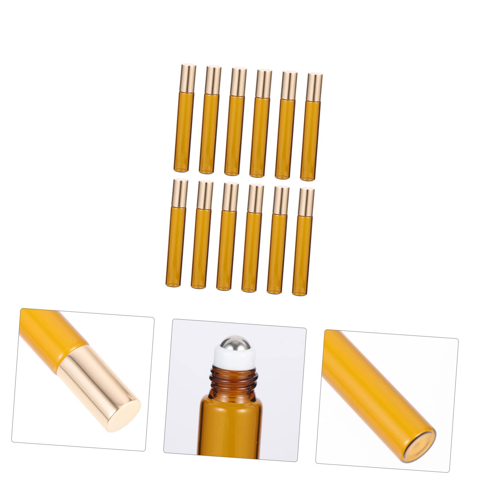 Beaupretty Lot De 3 Flacons À Bille Flacons À Bille Portables À Bille Pour Liquides 12 Pièces X 3