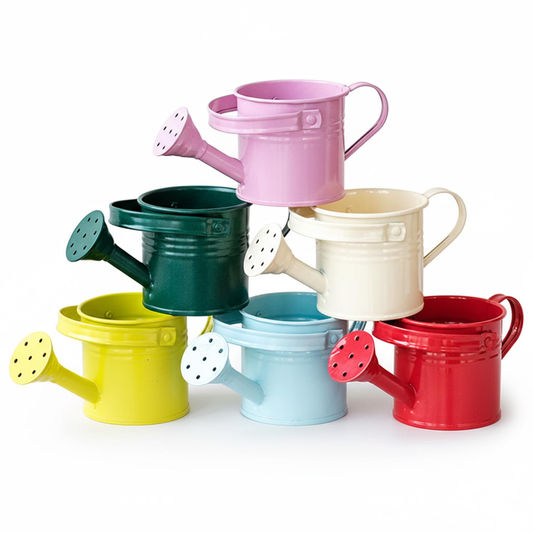 Lot de 6 mini arrosoirs enfants cadeau ludique pour petits jardiniers