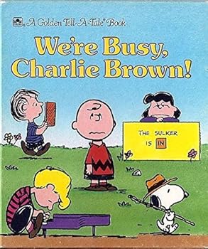 Hardcover We're Busy Charlie Brown! Book