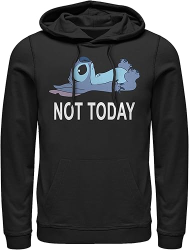 Disney Lilo Stitch Not Today - Sudadera con capucha para hombre