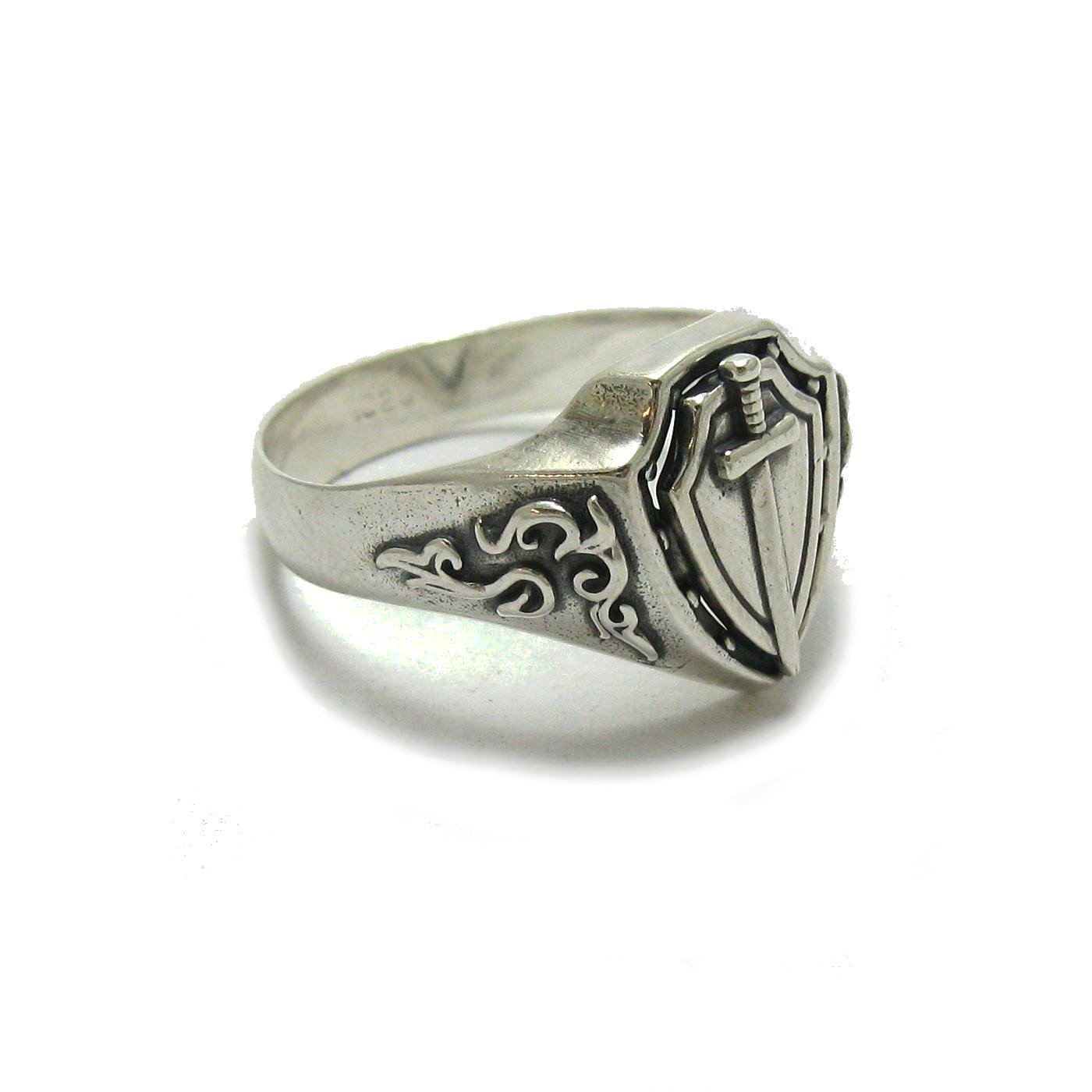 Anello da uomo in argento sterling massiccio 925 Spada R001787
