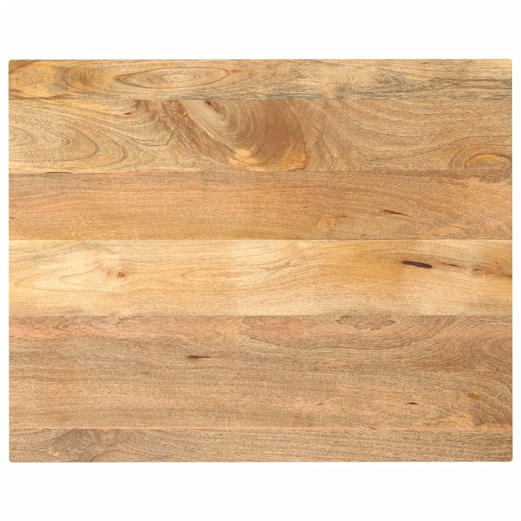Plateau de table rectangulaire manguier 90x80 cm pour meuble de salle à manger