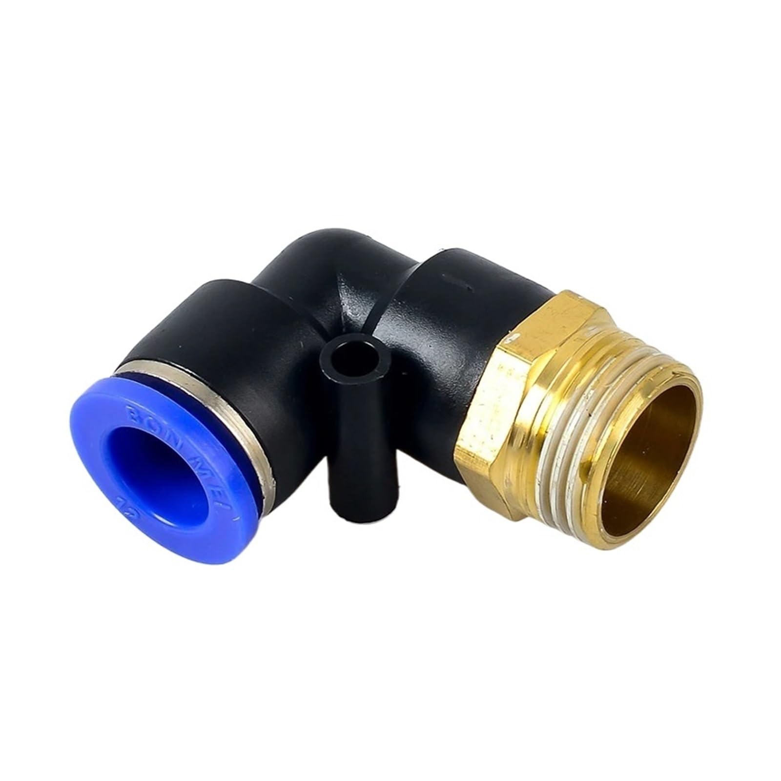 Qxyslhkc Men's Pl12-03 Pl Pneumatic Connector 4Mm-12Mm Hose Od 1/8 "1/4" 3/8 "1/2" Pneumatic Thread Tube Elbow Connector Tube Air Push In Mount(,50Pcs)