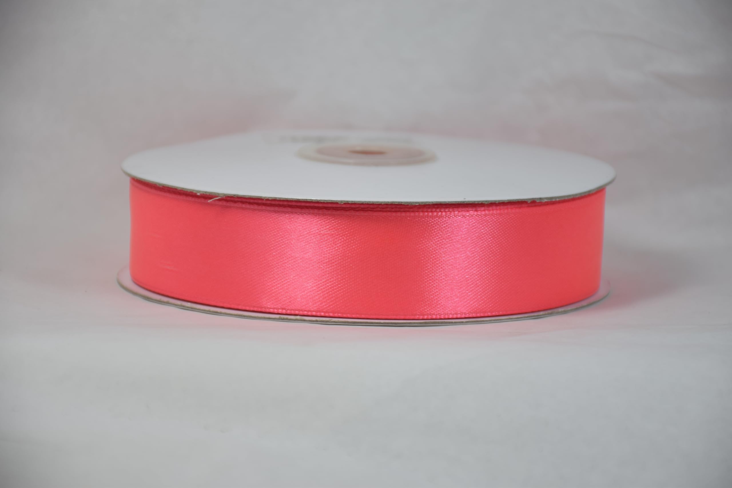 ETM Nastro In Raso Doppio Larghezza 25 Mm - Bobina 50 Metri - Colore Corallo - 3