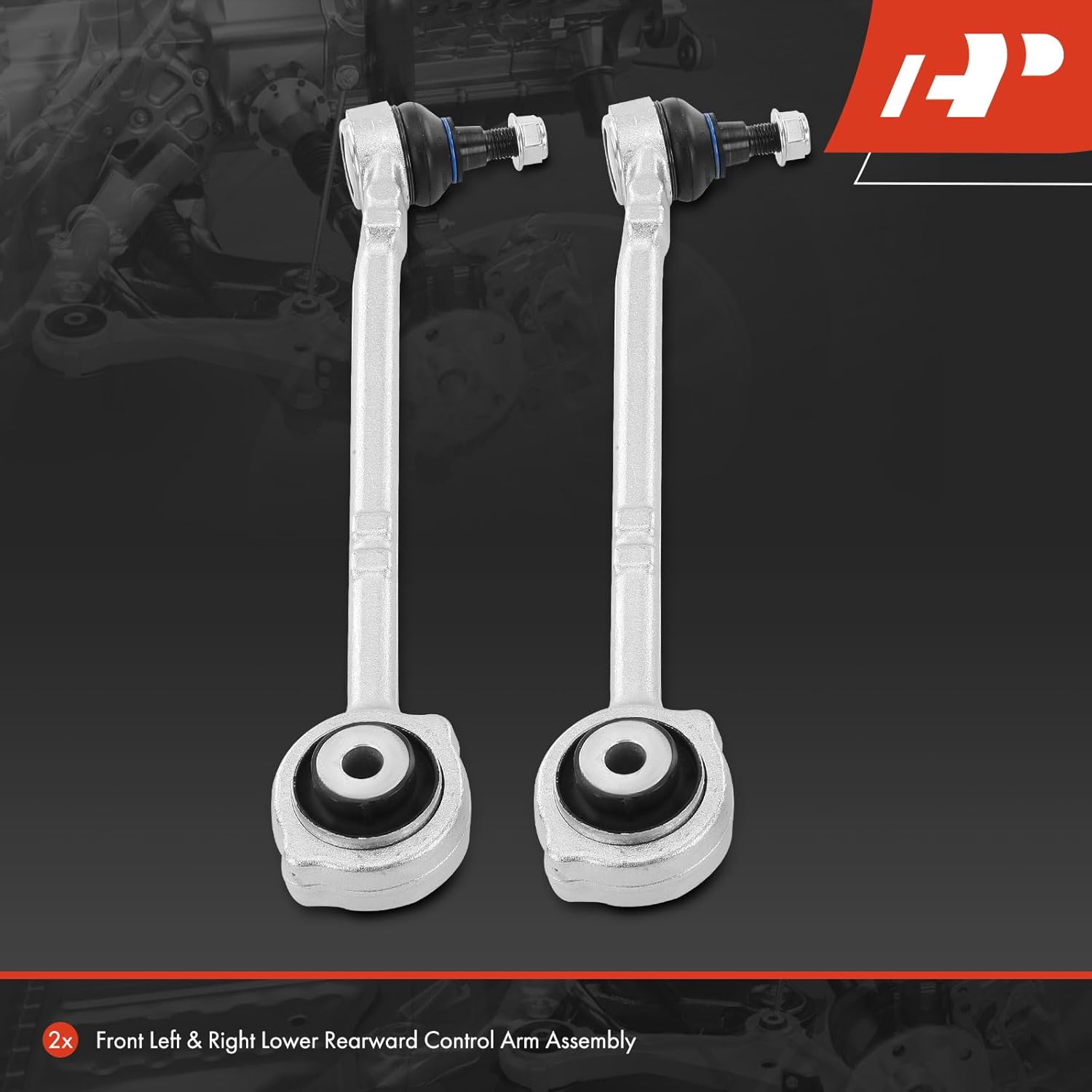 A-Premium 2 x Front Rearward Lower Control Arm, with Ball Joint & Bushing, Compatible with Mercedes-Benz W212 S212 C216 C217-2010-2018 - E250 E300 E350 E400 E550 CLS400 CLS550, AWD