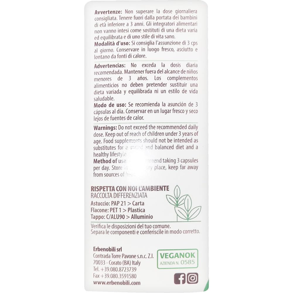 Fortif3 30 Capsule, 2 Confezioni - Integratore Alimentare a base di Fermenti Lattici con Estratto di Baobab, Favorisce L'Equilibrio Della Flora Batterica, Senza Glutine, Adatto Ai Vegani
