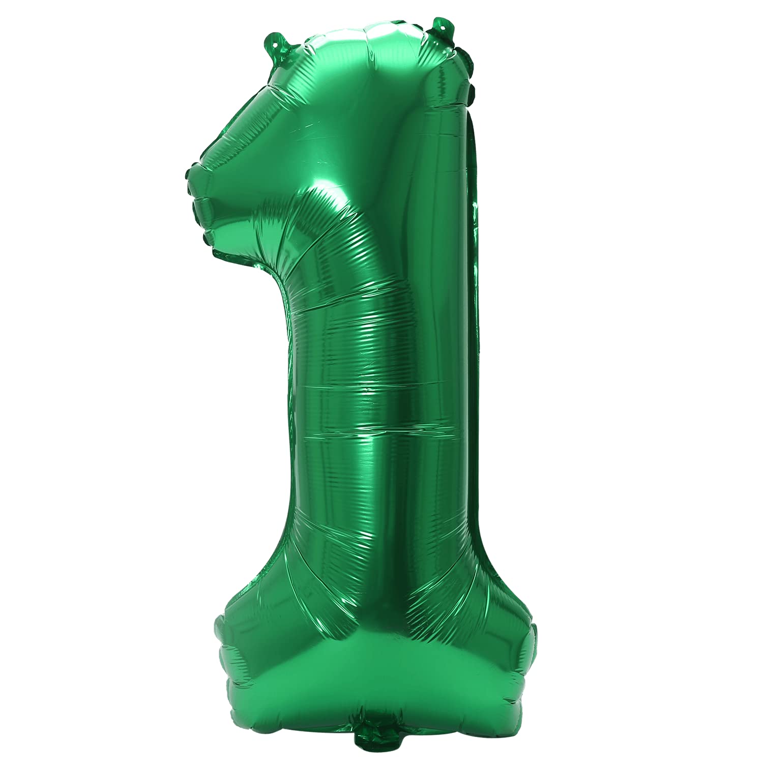 YPSelected 32 Inch Large Foil Helium Number Balloon Birthday Wedding Party 0-9 (Green, 1)