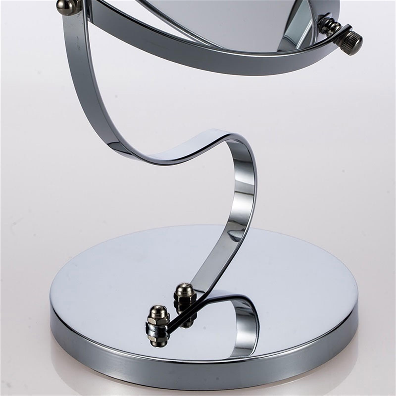 Specchio da Trucco Comò Grande specchio for il trucco Specchio rotondo bifacciale alla moda Specchio girevole da tavolo creativo Specchio Cosmetico (Size : Plane Mirror+Magnifying Mirror)