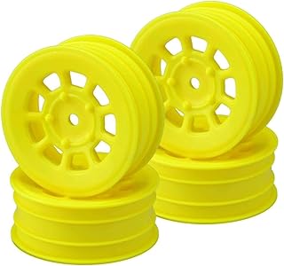JConcepts Inc. 9 Shot 2.2 Front Wheel Yellow - 4pc JCO3397Y Electric Car/Truck Option Parts