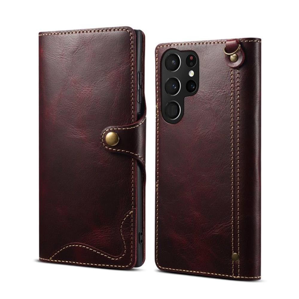 Étui en cuir véritable pour Samsung S21 Plus chic et robuste - 6