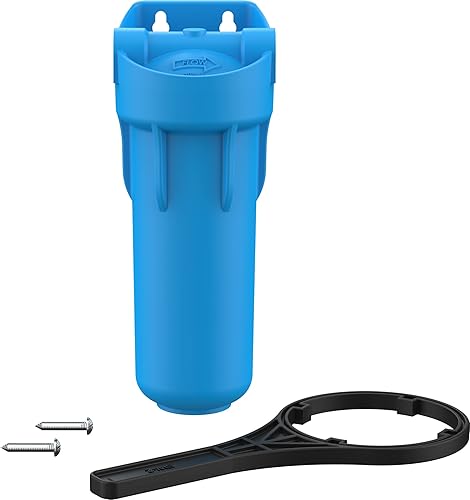 Pentair OMNIFilter - Carcasa de filtro OB1, carcasa de filtro de agua de sumidero opaco estándar de 10 pulgadas con soporte de montaje integral y