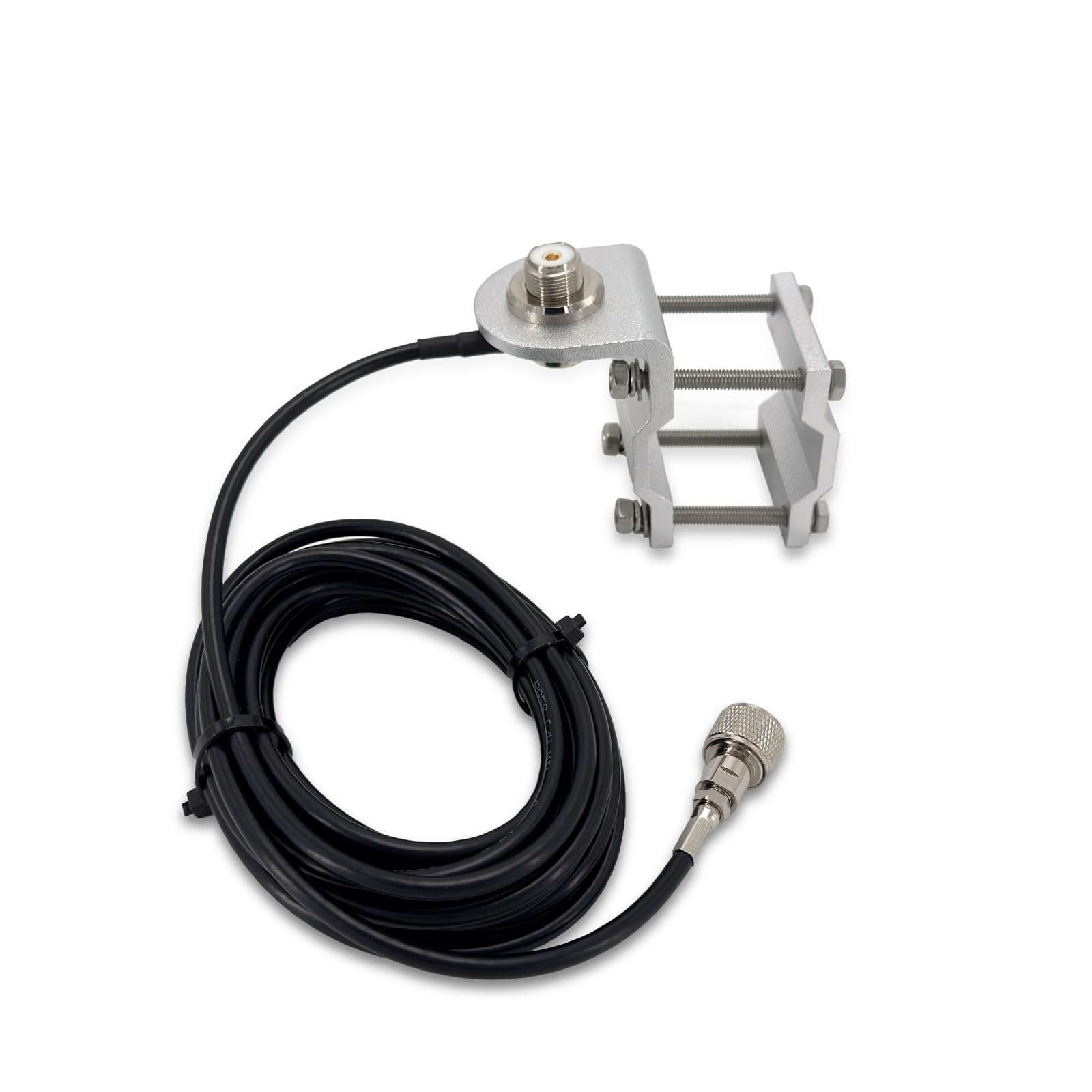 Bingfu Antennehouder Met U-bouten – 16 Mm Gat, Roestvrij