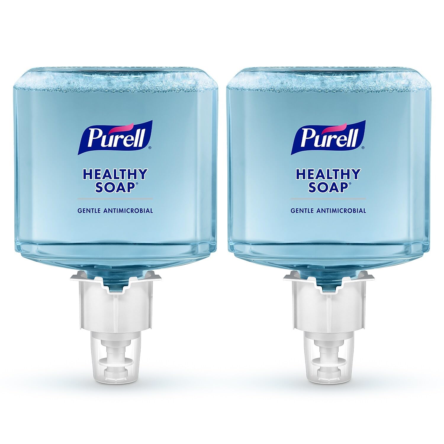 purell brand healthy soap 0.5% bak antimicrobial foam, lightly fragranced, 1200 ml refill for purell es6 automatic soap dispenser (pack of 2) -