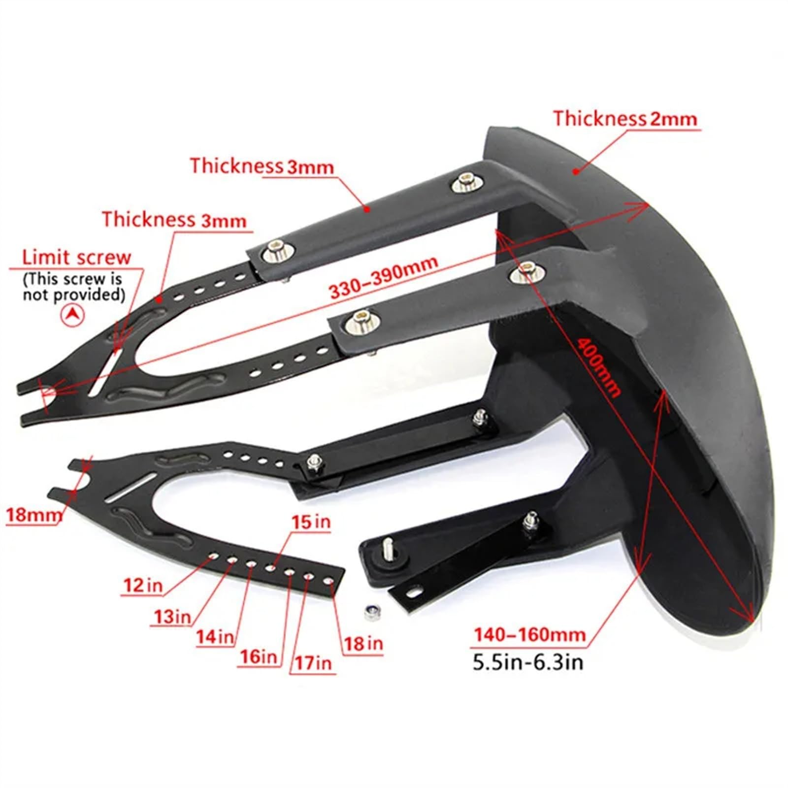 Paraspruzzi Moto Per SUZUKI Per SV650 Parafango Posteriore Moto Parafango Posteriore Gear Moto Fender